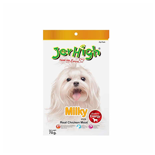 تشویقی سگ برند جرهای با طعم شیر JerHigh Dog Treats Milky