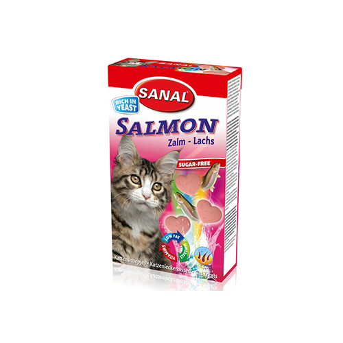 تشویقی گربه با طعم ماهی مدل سالمون سانال