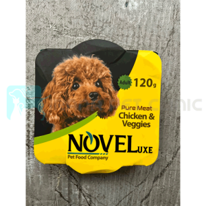 کنسرو سگ Novelux وزن 120 گرمی کد 553